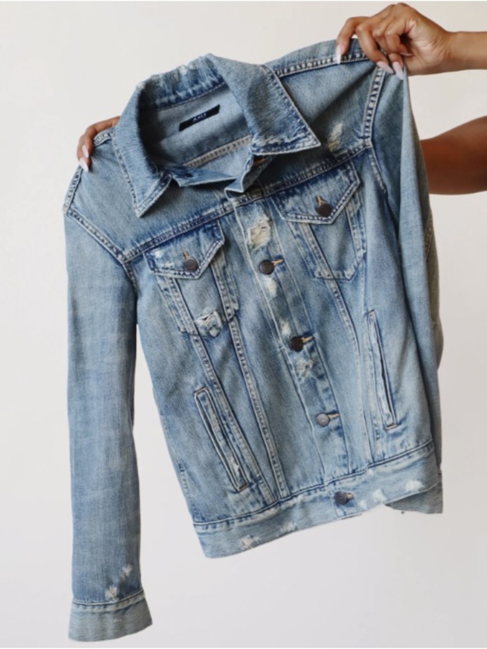 NWOT ABLE distressed Merley Jacket, Size S